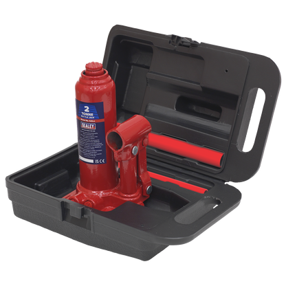 Sealey 2tonne Bottle Jack with Storage Case SJ2BMC