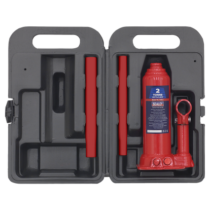 Sealey 2tonne Bottle Jack with Storage Case SJ2BMC