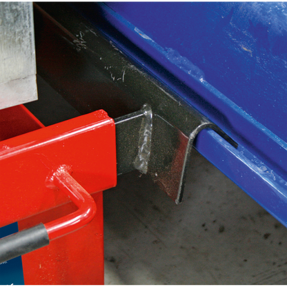 Sealey 2tonne Jacking Beam with 1.6m Extending Arms & Flat Roller Supports SJBEX200
