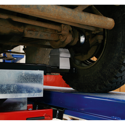 Sealey 2tonne Jacking Beam with 1.6m Extending Arms & Flat Roller Supports SJBEX200