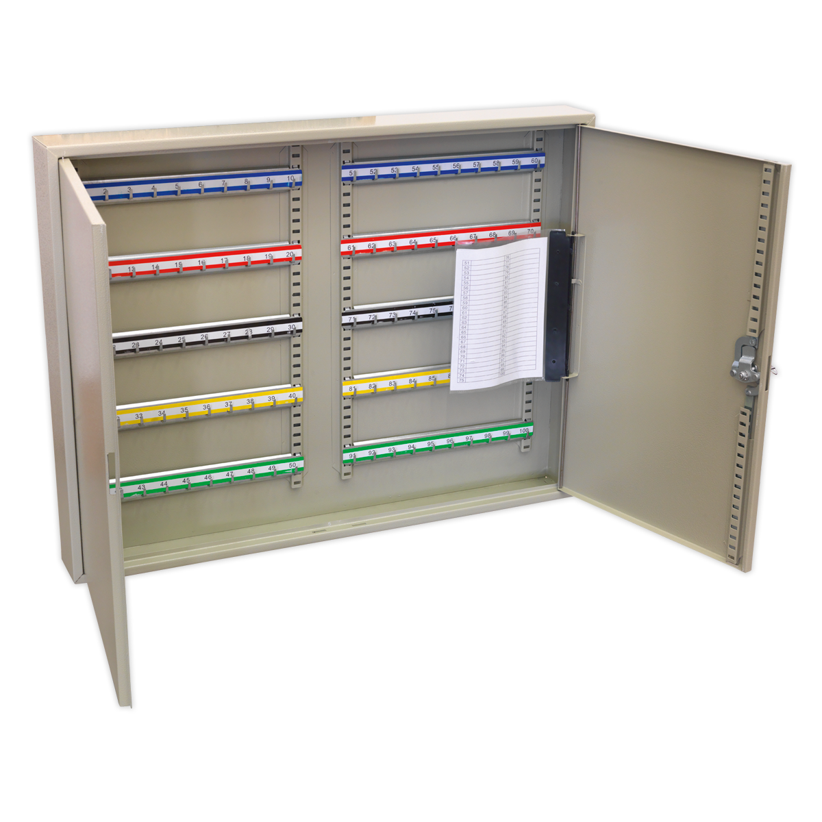 Sealey Wide Key Cabinet 100 Key Capacity SKC100W