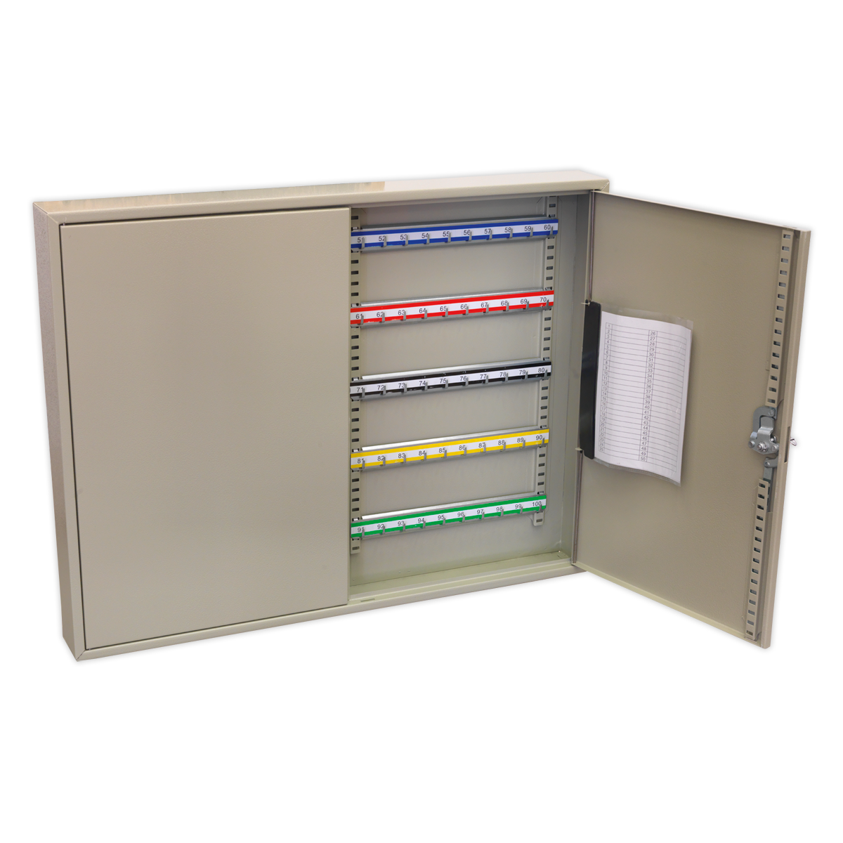 Sealey Wide Key Cabinet 100 Key Capacity SKC100W