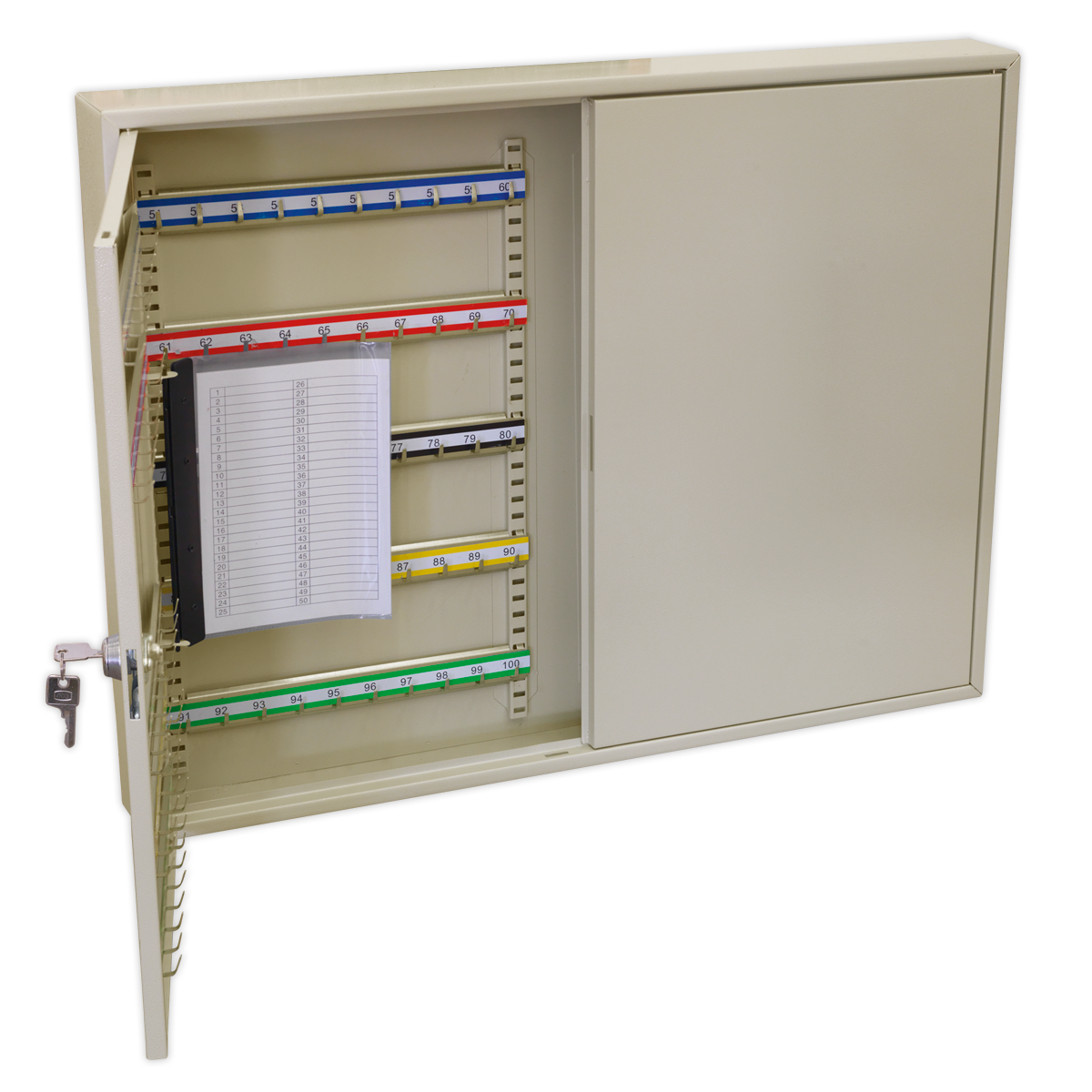 Sealey Wide Key Cabinet 200 Key Capacity SKC200W