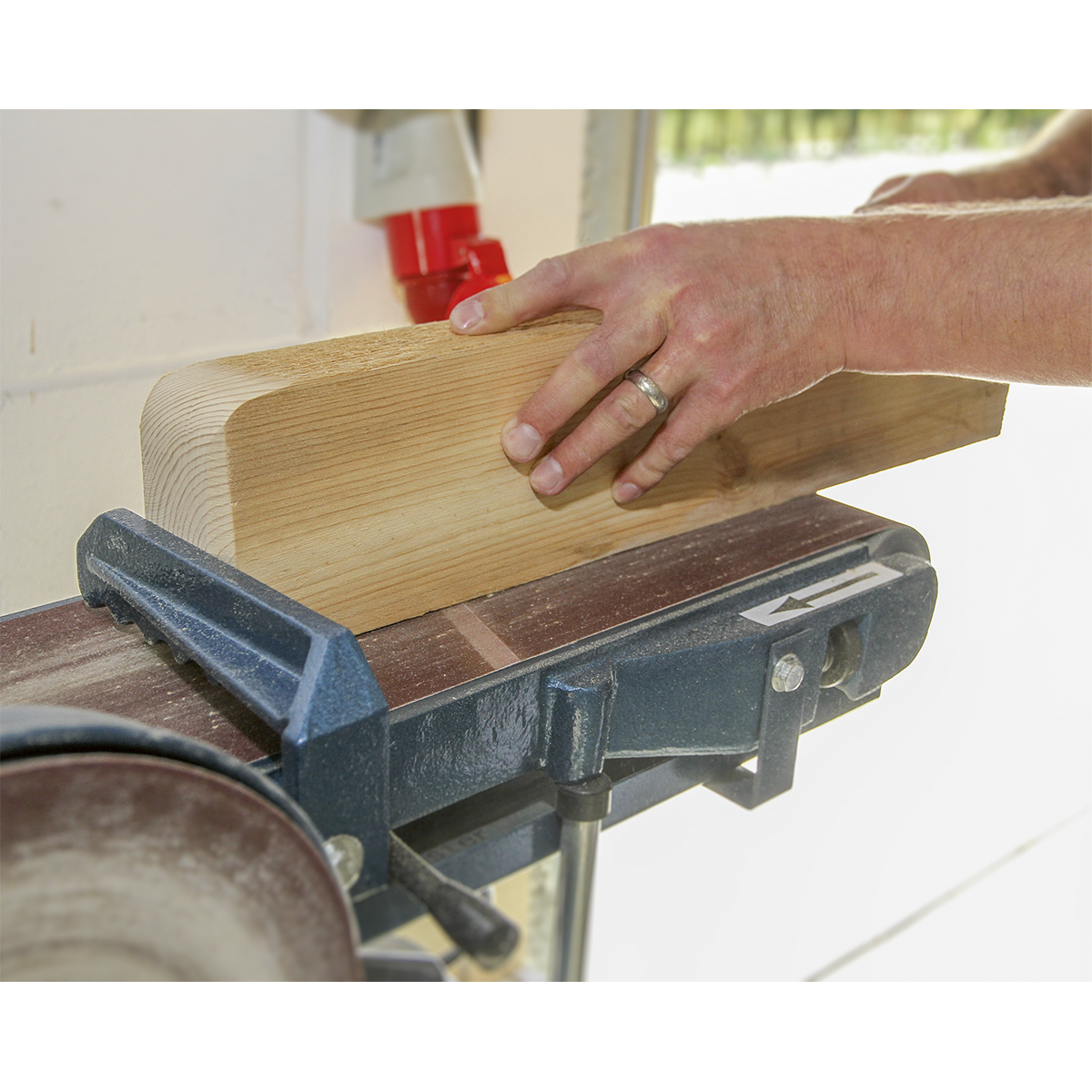 Sealey Floor Standing Belt/Disc Sander SM15