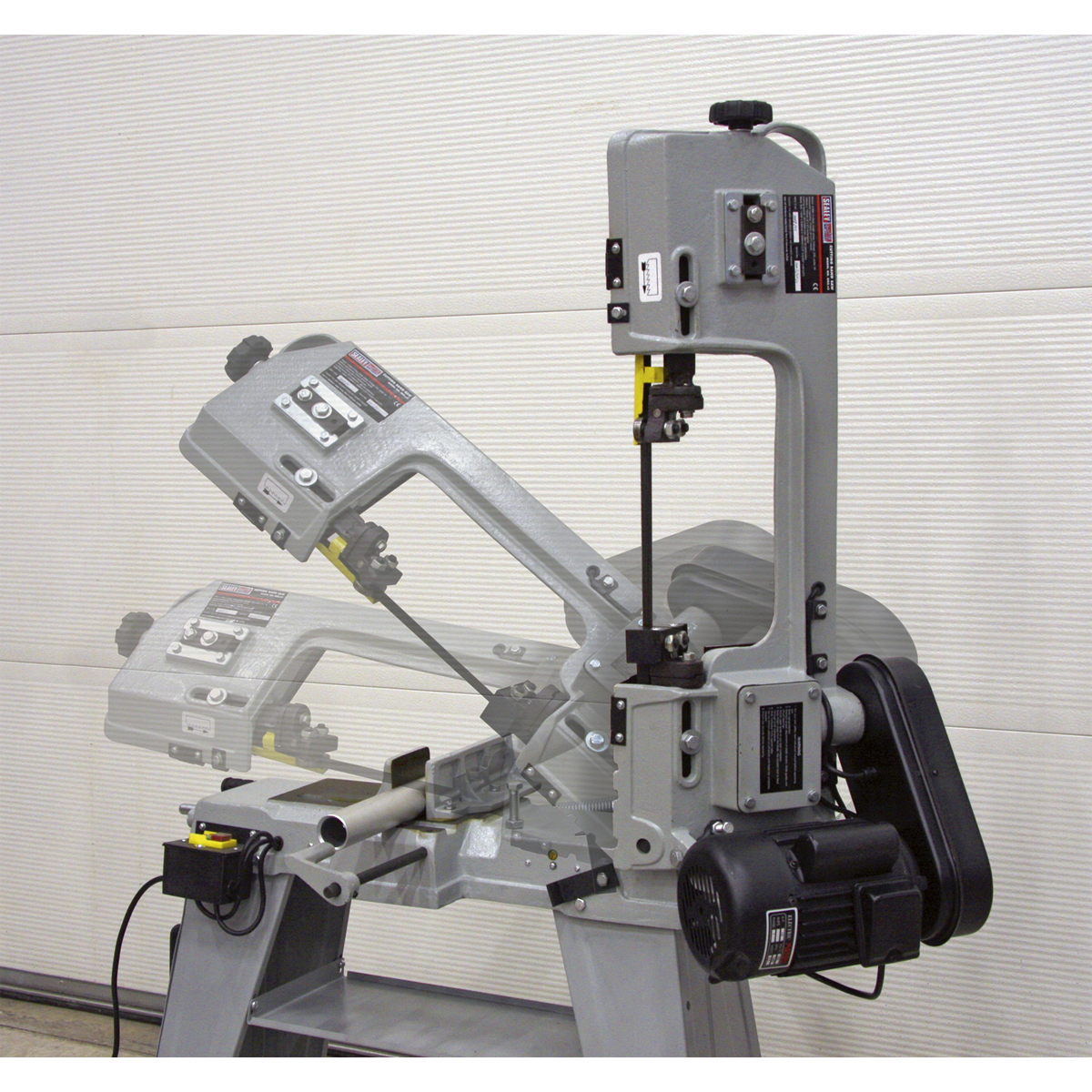 Sealey 150mm 3-Speed Metal Cutting Bandsaw with Vice & Stand SM5