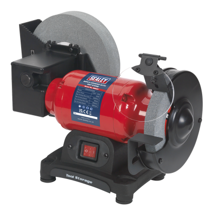 Sealey Ø150mm Bench Grinder with Ø200mm Wet Stone 250W SM521