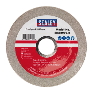 Sealey 100mm Diamond Coated Grinding Disc for SMS2003 SMS2003.B