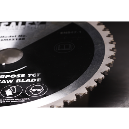 Sealey 48tpu Multipurpose Cut-Off Saw Blade Ø216 x 2.4mm/Ø30mm SMS216B