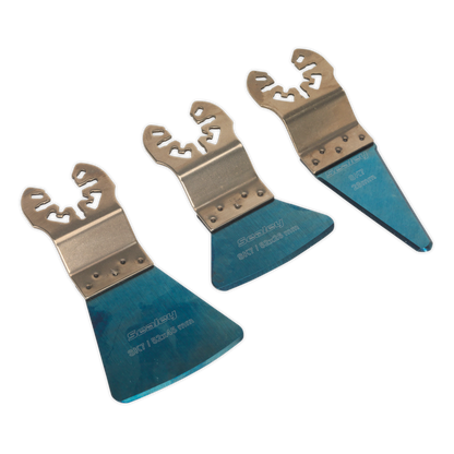 Sealey 3pc Quick Change Multi-Tool Scraper Blade Set SMTB3