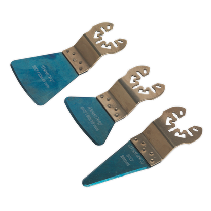 Sealey 3pc Quick Change Multi-Tool Scraper Blade Set SMTB3