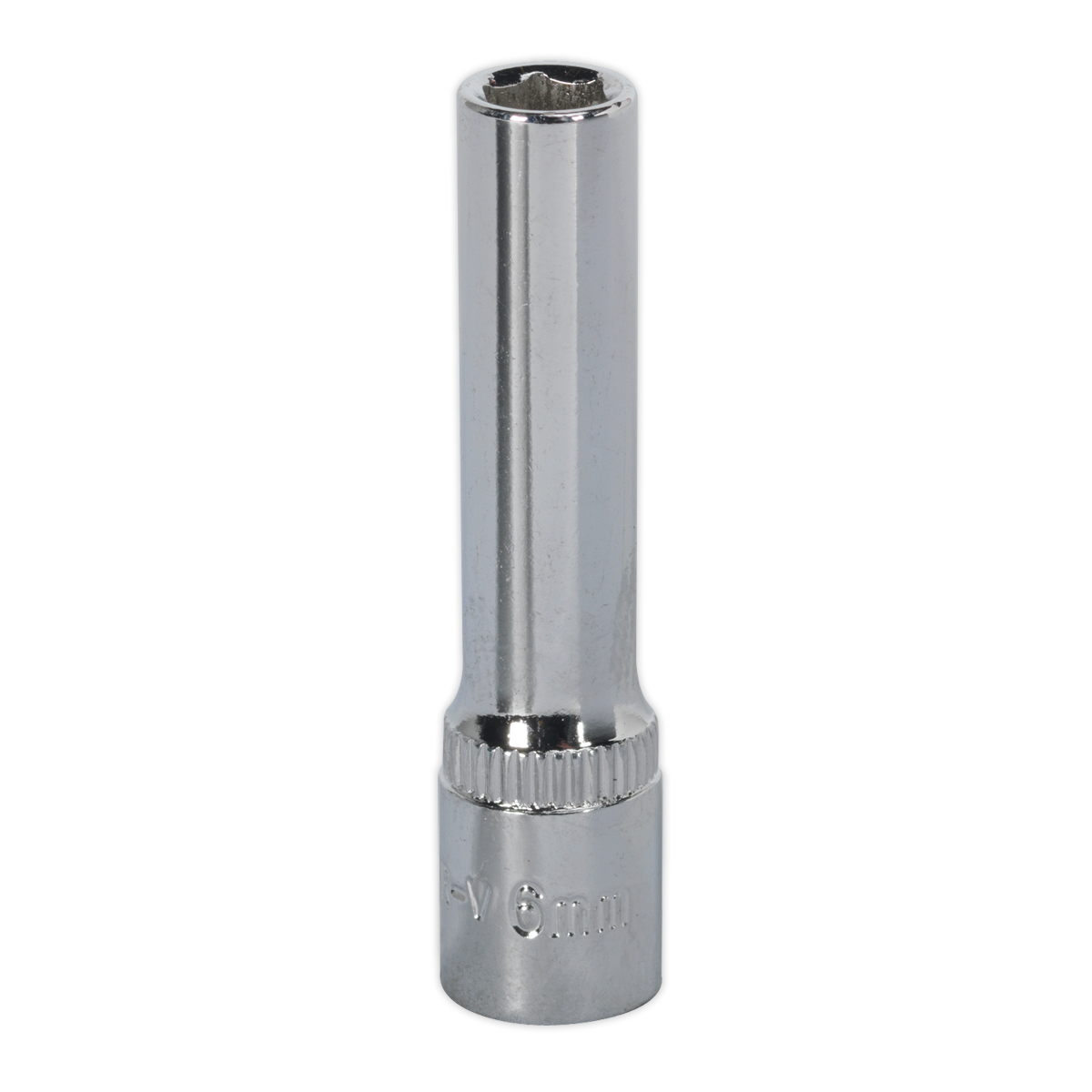 Sealey 6mm Deep 1/4"Sq Drive Fully Polished WallDrive® Socket SP1406D