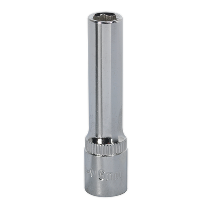 Sealey 6mm Deep 1/4"Sq Drive Fully Polished WallDrive® Socket SP1406D
