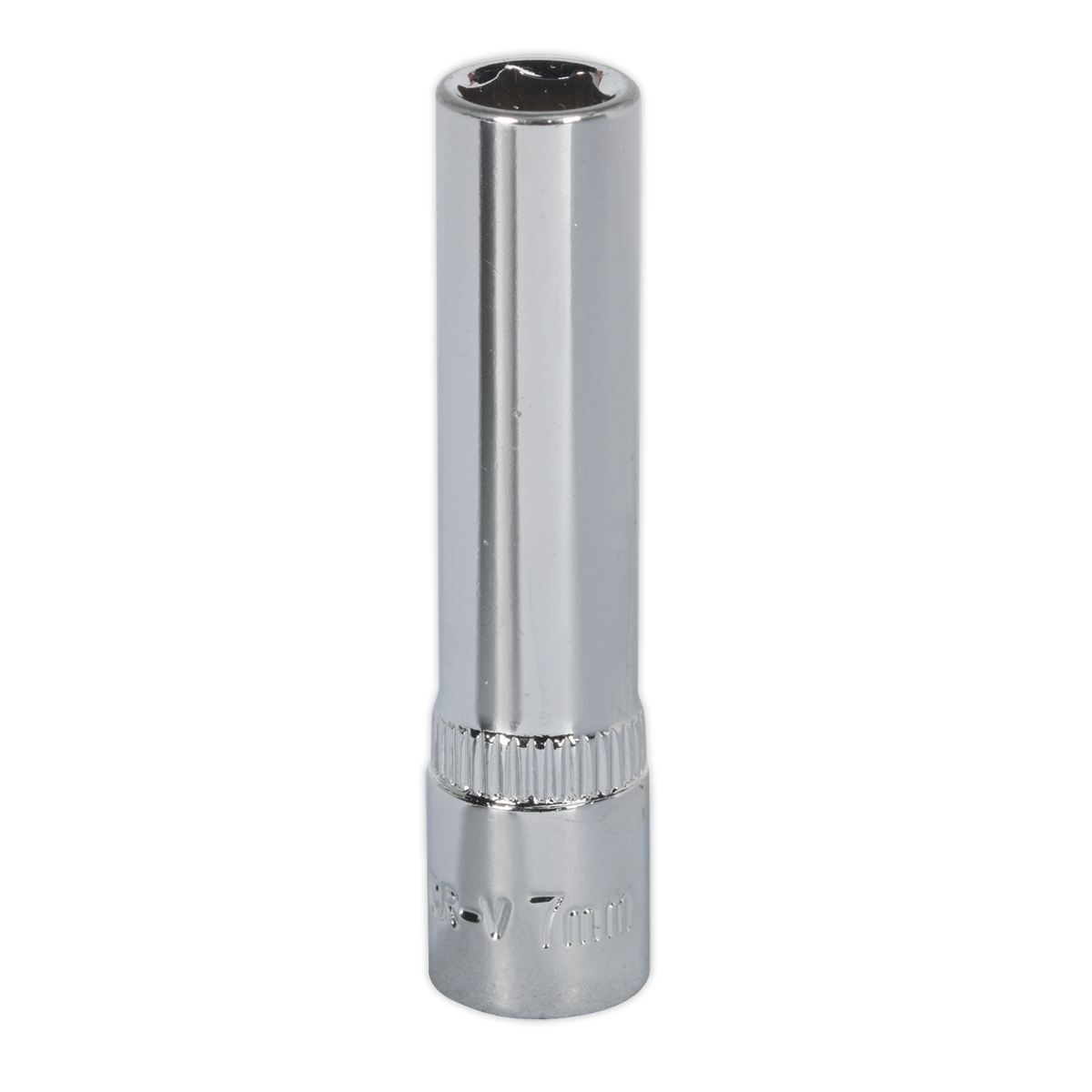 Sealey 7mm Deep 1/4"Sq Drive Fully Polished WallDrive® Socket SP1407D