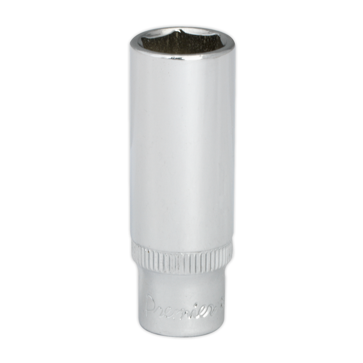 Sealey 13mm Deep 1/4"Sq Drive Fully Polished WallDrive® Socket SP1413D