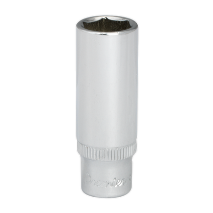 Sealey 13mm Deep 1/4"Sq Drive Fully Polished WallDrive® Socket SP1413D