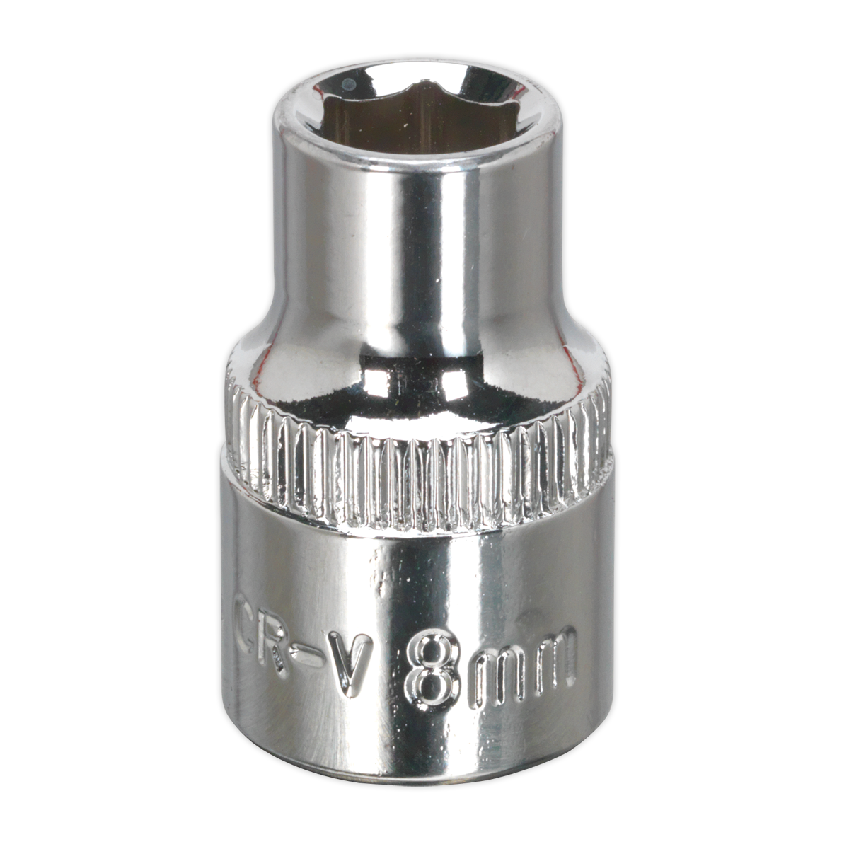 Sealey 8mm 3/8"Sq Drive Fully Polished WallDrive® Socket SP3808