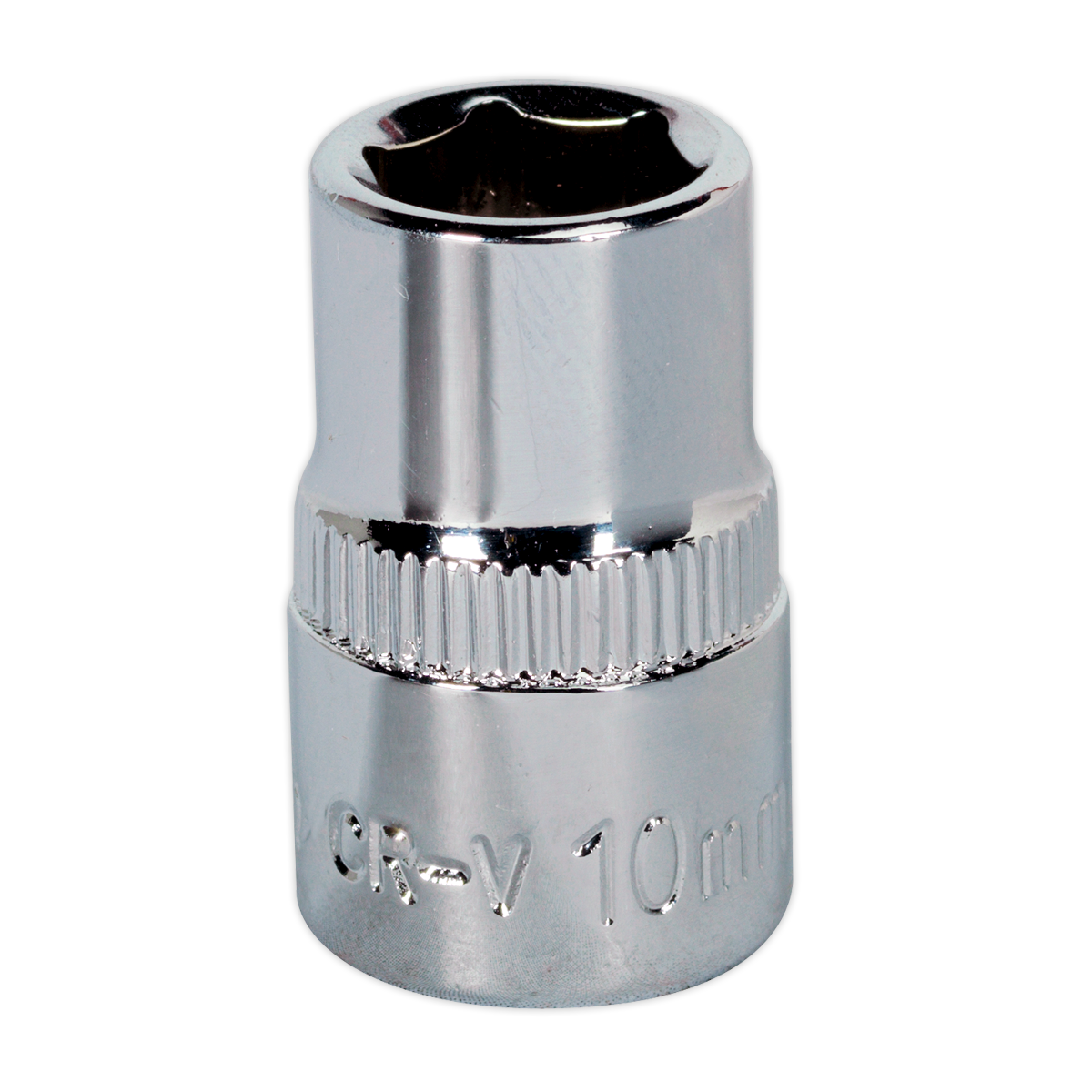 Sealey 10mm 3/8"Sq Drive Fully Polished WallDrive® Socket SP3810
