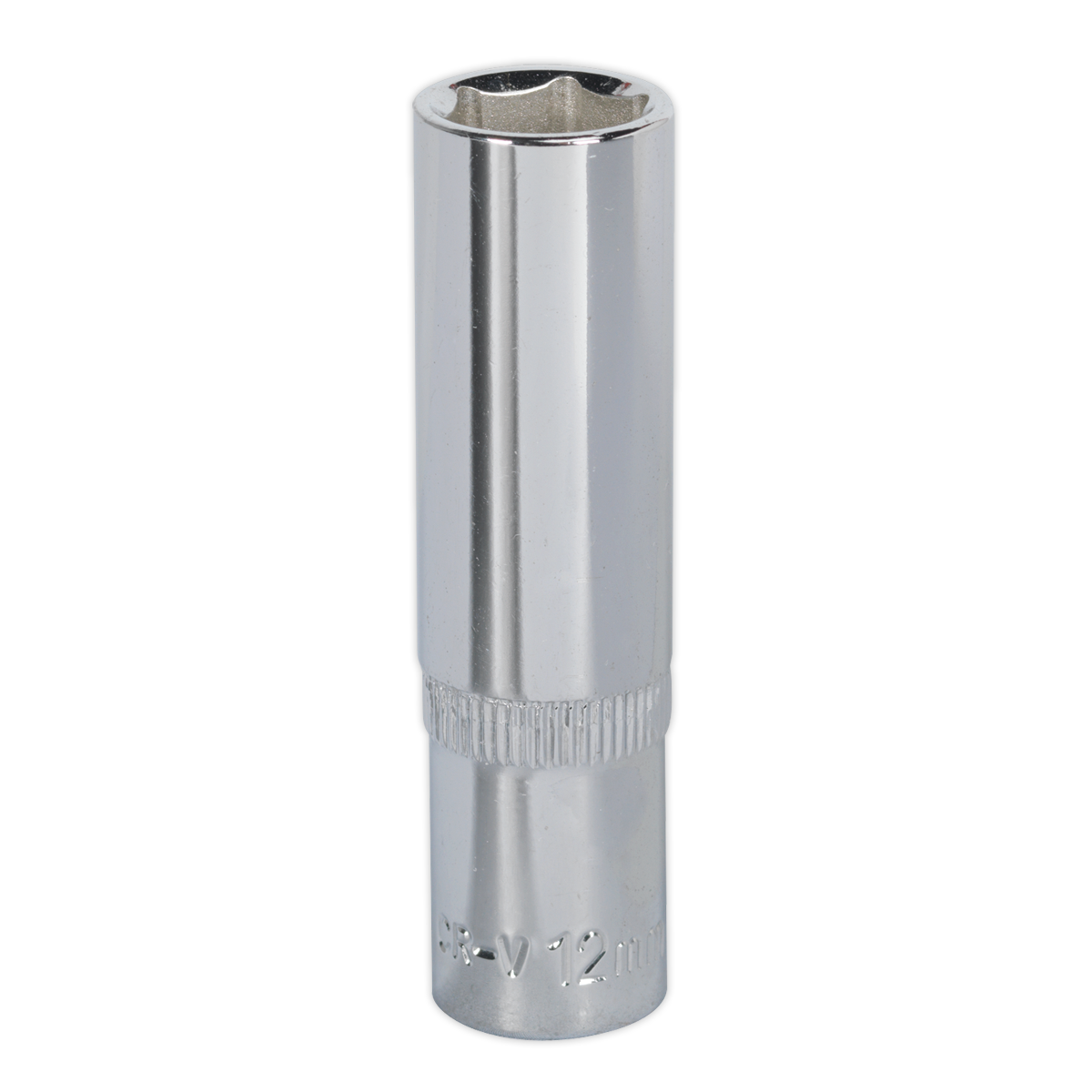 Sealey 12mm Deep 3/8"Sq Drive Fully Polished WallDrive® Socket SP3812D