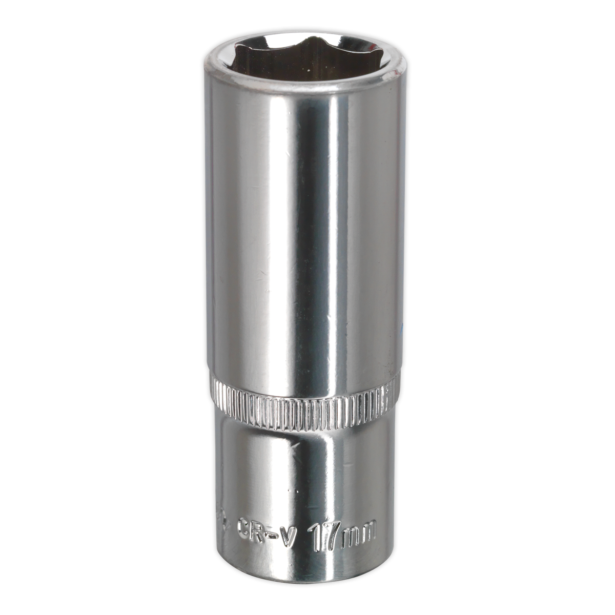 Sealey 17mm Deep 3/8"Sq Drive Fully Polished WallDrive® Socket SP3817D