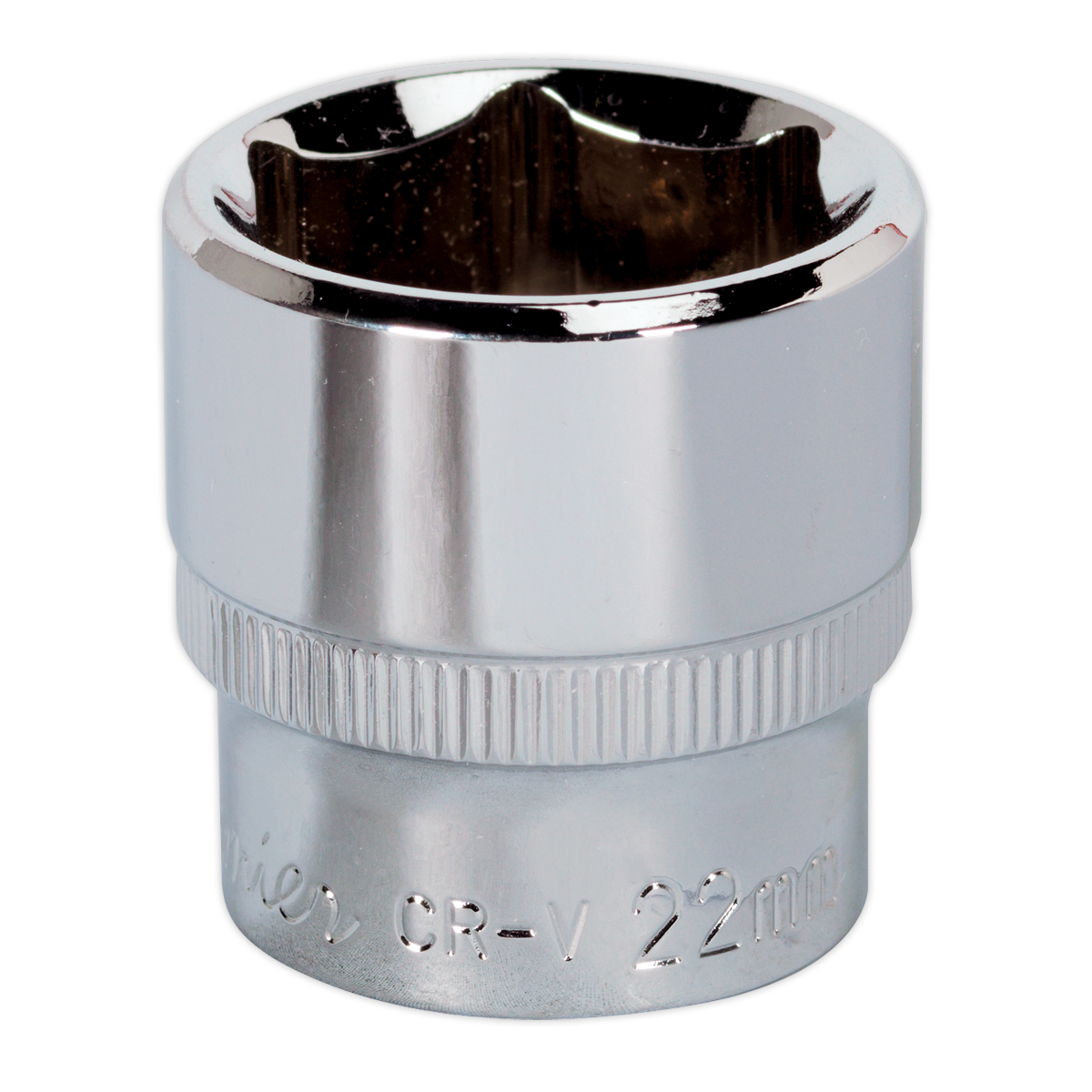 Sealey 22mm 3/8"Sq Drive Fully Polished WallDrive® Socket SP3822