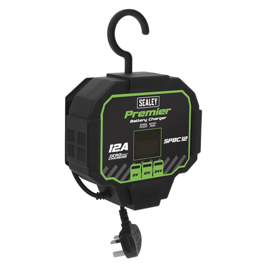 Sealey 12A Automatic Battery Charger & Maintainer SPBC12