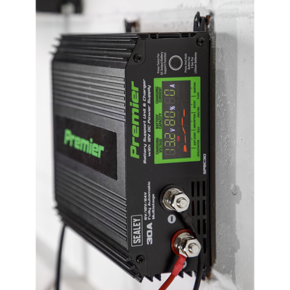 Sealey 30A Battery Support Unit & Charger SPBC30