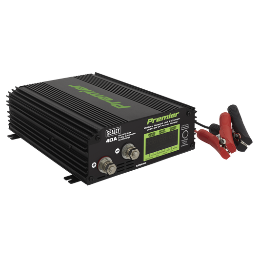 Sealey 40A Battery Support Unit & Charger SPBC40