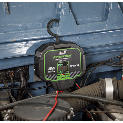Sealey 8A Automatic Battery Charger & Maintainer SPBC8