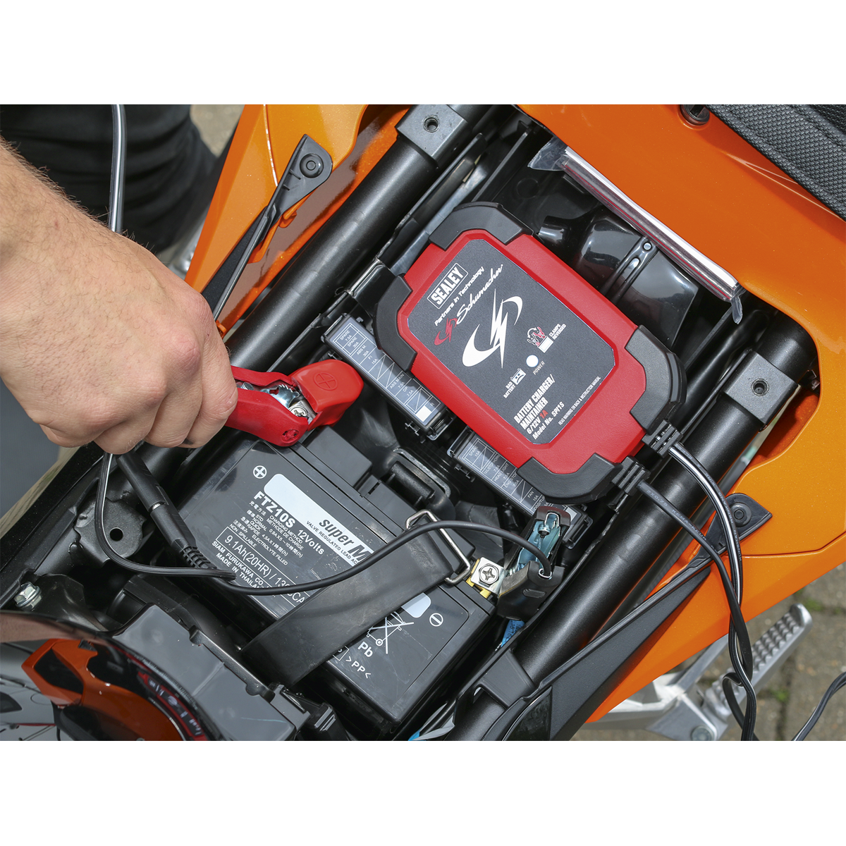 Sealey Schumacher® 1A 6/12V Intelligent Battery Charger SPI1S