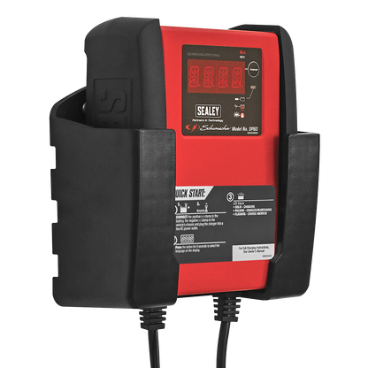 Sealey Schumacher® 6A 12V Intelligent Battery Charger with Mounting Bracket SPI6SCOMBO