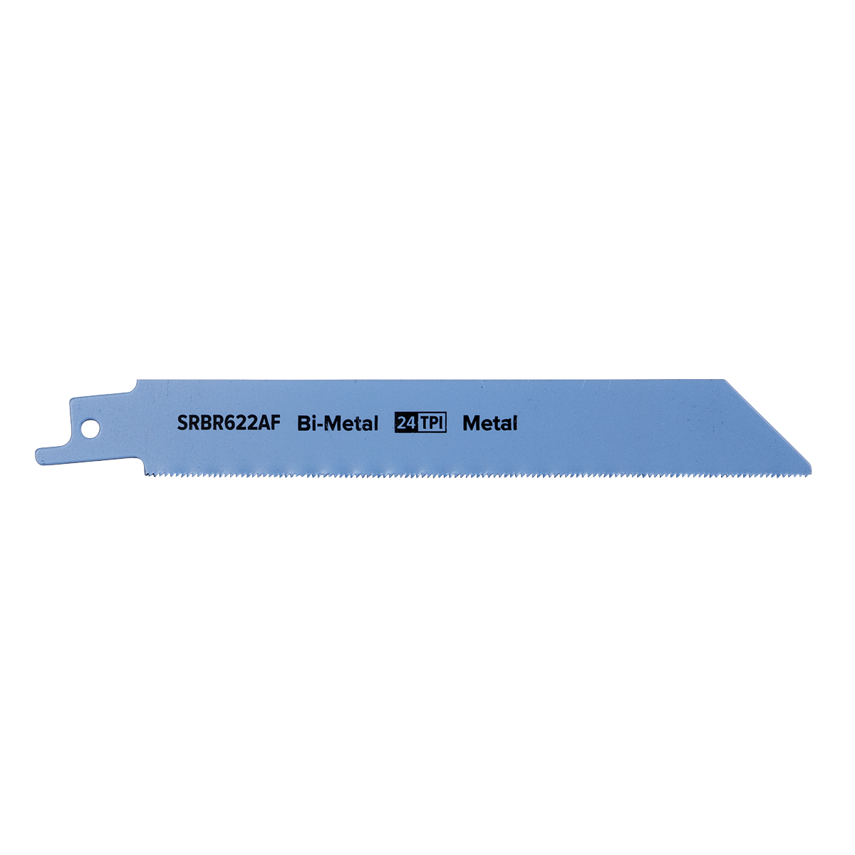 Sealey 150mm 24tpi Reciprocating Saw Blade Metal - Pack of 5 SRBR622AF
