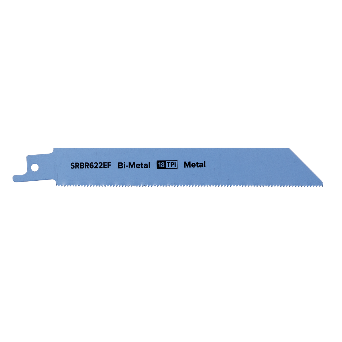 Sealey 150mm 18tpi Reciprocating Saw Blade Metal - Pack of 5 SRBR622EF