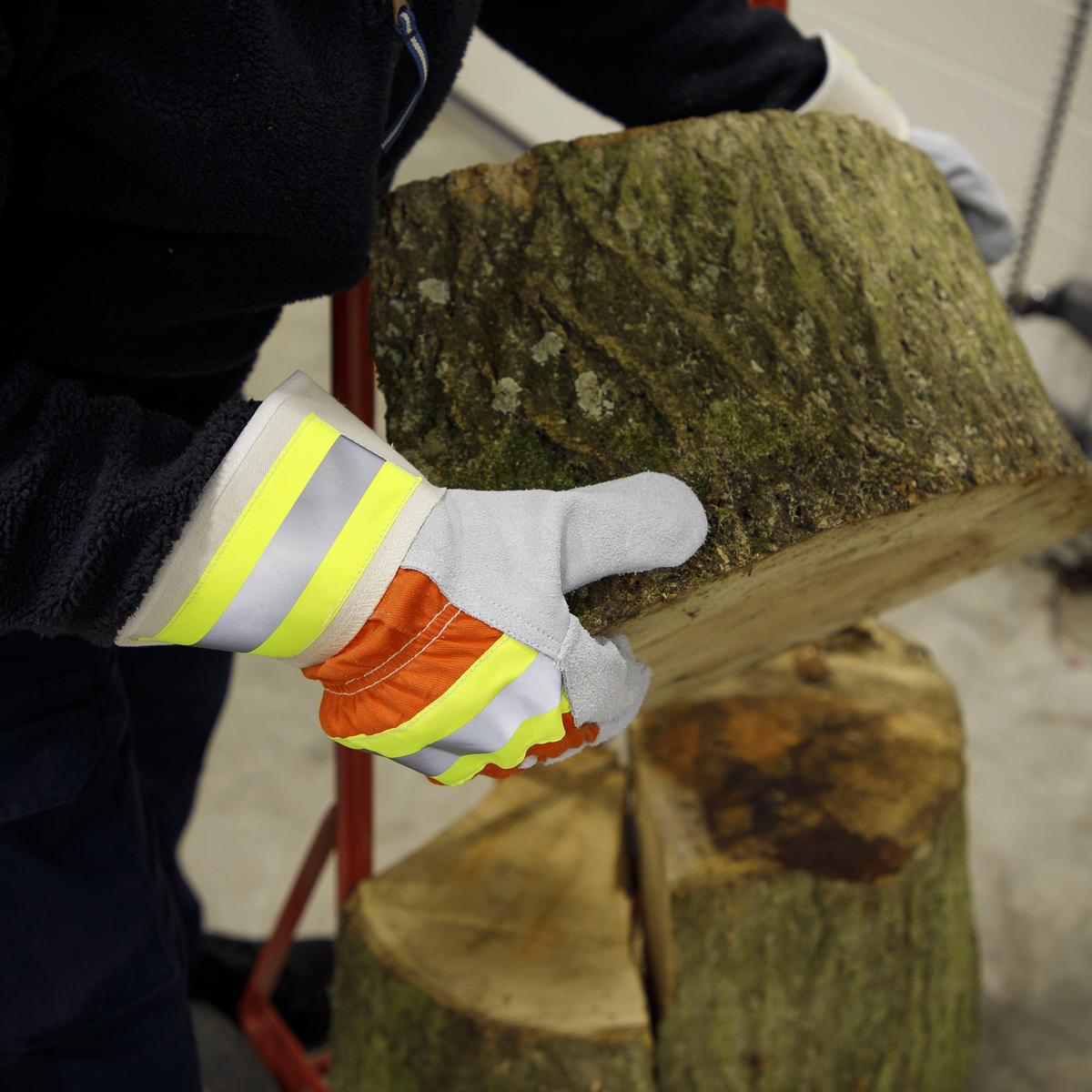 Sealey Reflective Rigger's Gloves - Pair SSP14HV