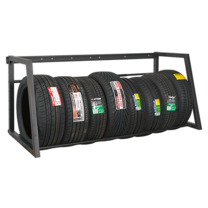 Sealey Wall or Floor Mounting Extending Tyre Rack - 200kg Capacity STR001