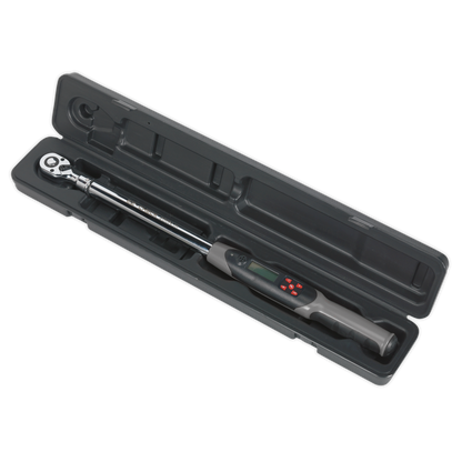 Sealey 1/2"Sq Drive Digital Torque Wrench with Angle Function 20-200Nm STW306