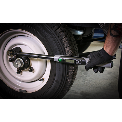 Sealey 1/2"Sq Drive Digital Torque Wrench with Angle Function 20-200Nm - Black Series STW306B