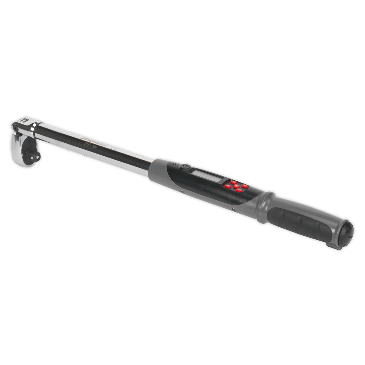 Sealey 1/2"Sq Drive Flexi-Head Digital Torque Wrench with Angle Function 20-200Nm STW309