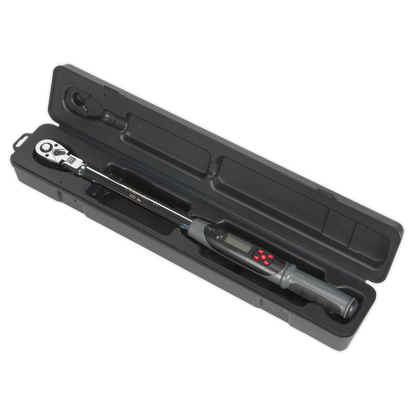 Sealey 1/2"Sq Drive Flexi-Head Digital Torque Wrench with Angle Function 20-200Nm STW309