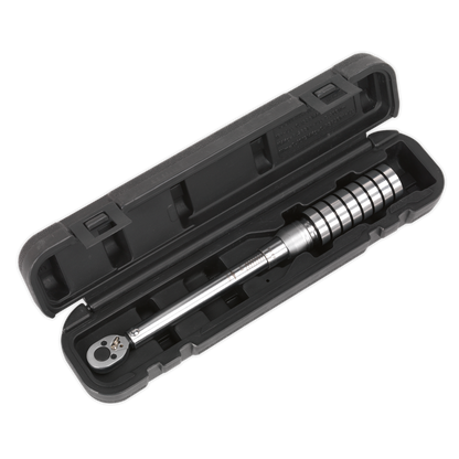Sealey 1/4"Sq Drive Torque Wrench Micrometer Style 4-20Nm STW701