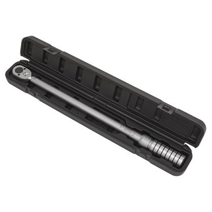Sealey 1/2"Sq Drive Torque Wrench Micrometer Style 60-340Nm - Calibrated STW704
