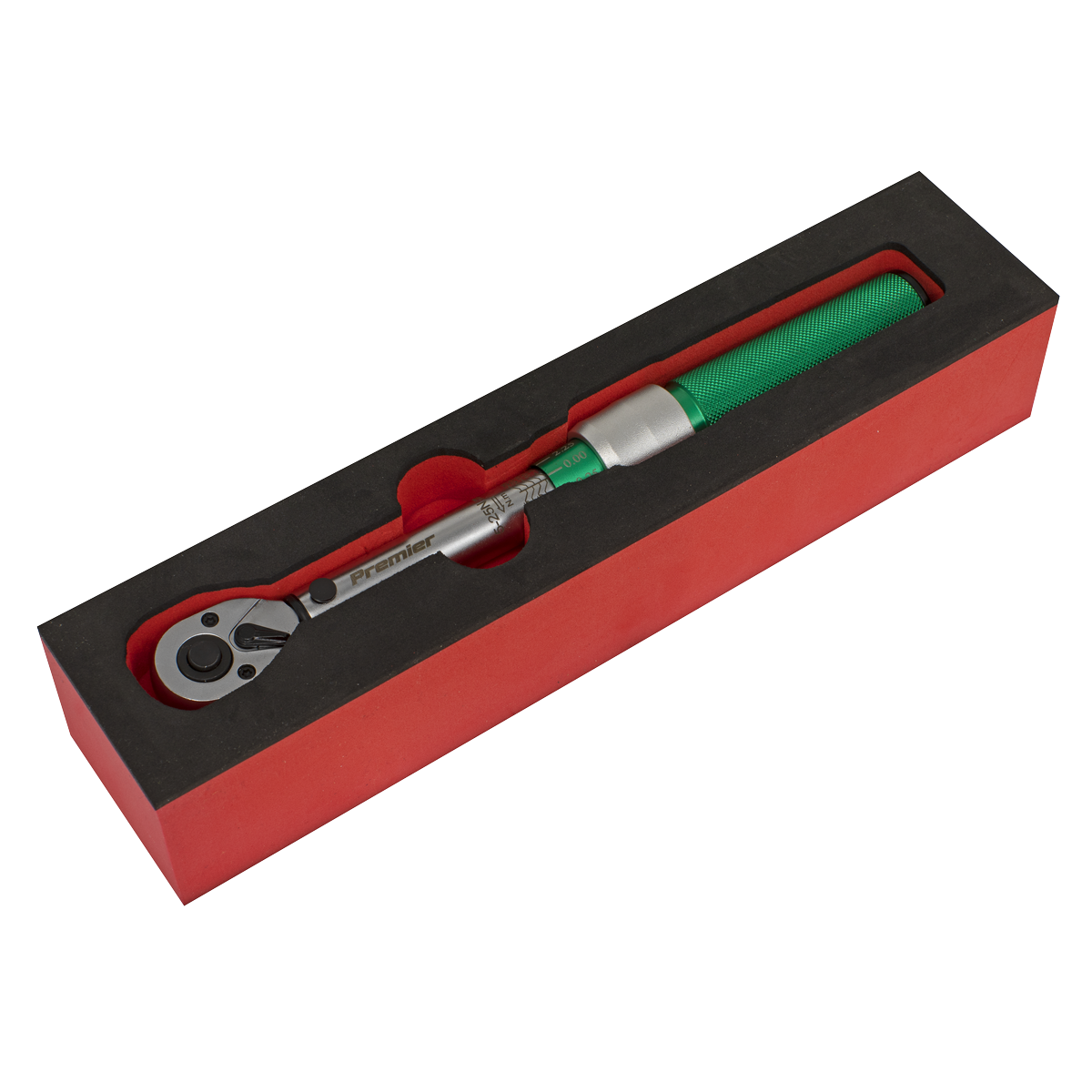 Sealey 1/4"Sq Drive Torque Wrench Micrometer Style 5-25Nm - Calibrated STW901