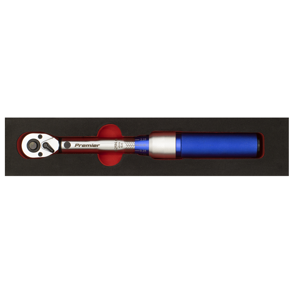 Sealey 3/8"Sq Drive Torque Wrench Micrometer Style 5-25Nm - Calibrated STW902