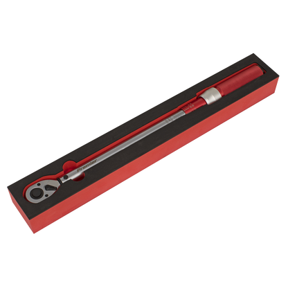Sealey 1/2"Sq Drive Torque Wrench Micrometer Style 40-220Nm - Calibrated STW904