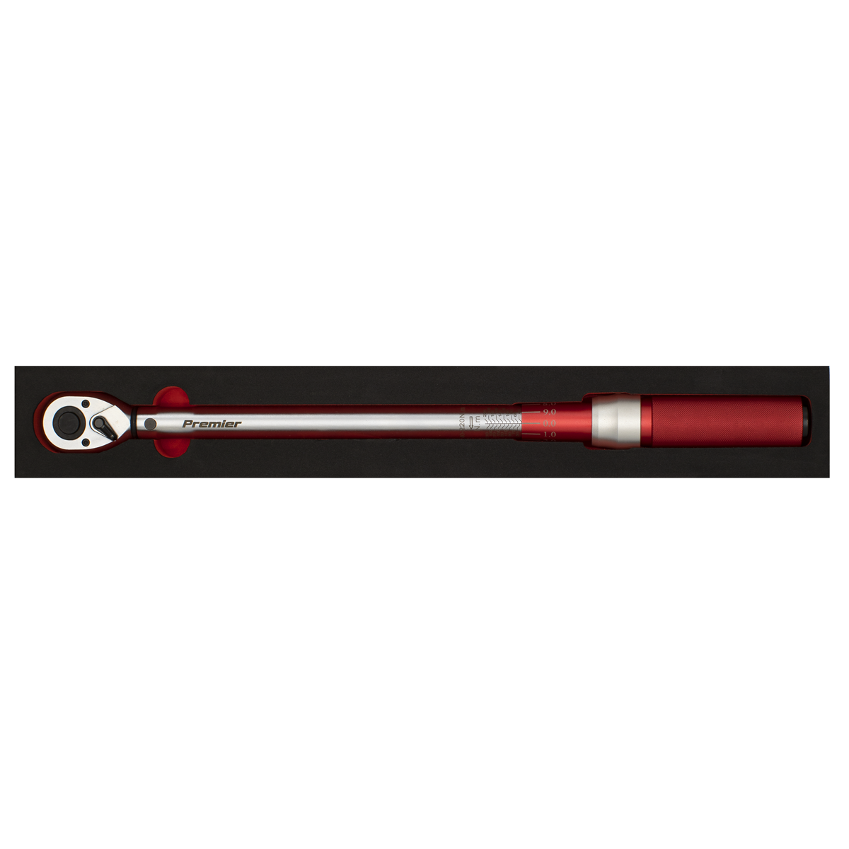 Sealey 1/2"Sq Drive Torque Wrench Micrometer Style 40-220Nm - Calibrated STW904