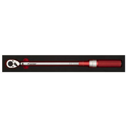 Sealey 1/2"Sq Drive Torque Wrench Micrometer Style 40-220Nm - Calibrated STW904
