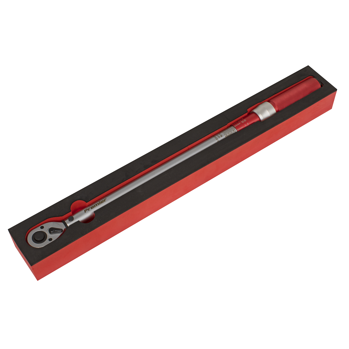 Sealey 1/2"Sq Drive Torque Wrench Micrometer Style 60-330Nm - Calibrated STW905