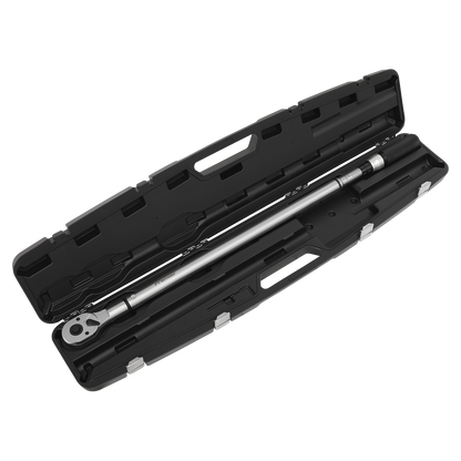 Sealey 3/4"Sq Drive Torque Wrench Micrometer Style 100-600Nm - Calibrated STW906