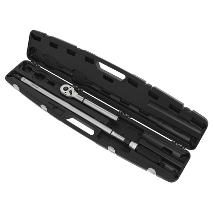 Sealey 3/4"Sq Drive Torque Wrench Micrometer Style 160-800Nm - Calibrated STW907