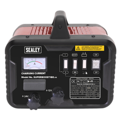 Sealey 180/40A 12/24V Starter/Charger SUPERBOOST180