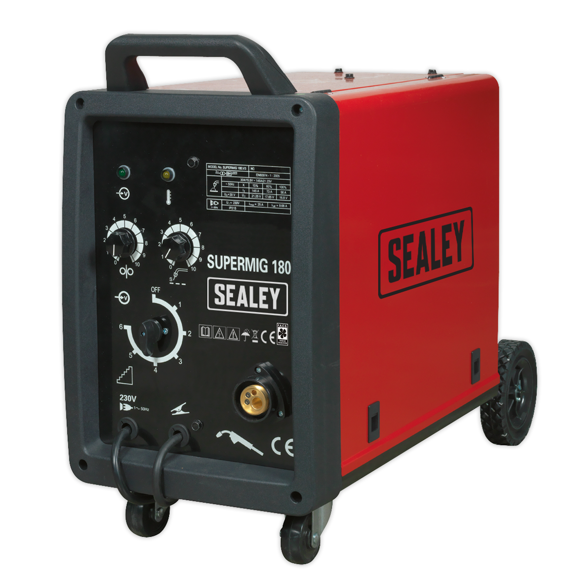 Sealey 180A Professional MIG Welder with Binzel® Euro Torch SUPERMIG180